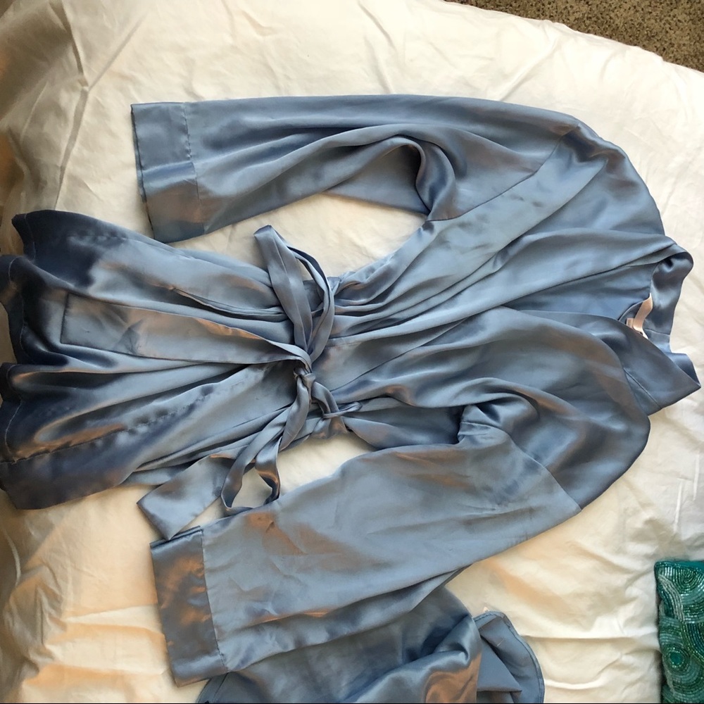 Victoria’s Secret satin robe & chemise set